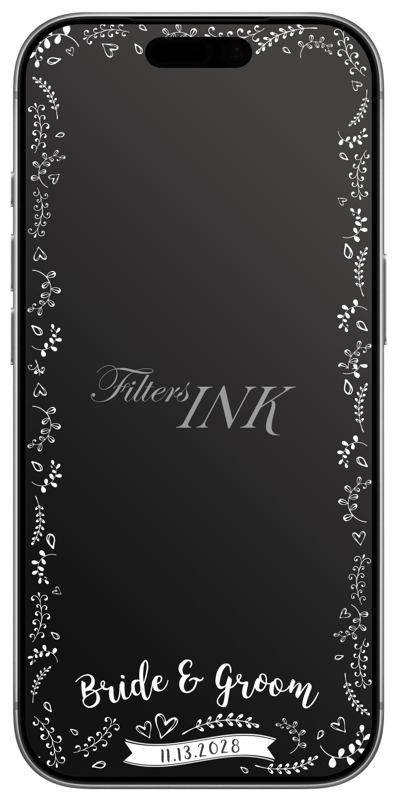 Wedding Foliage Frame