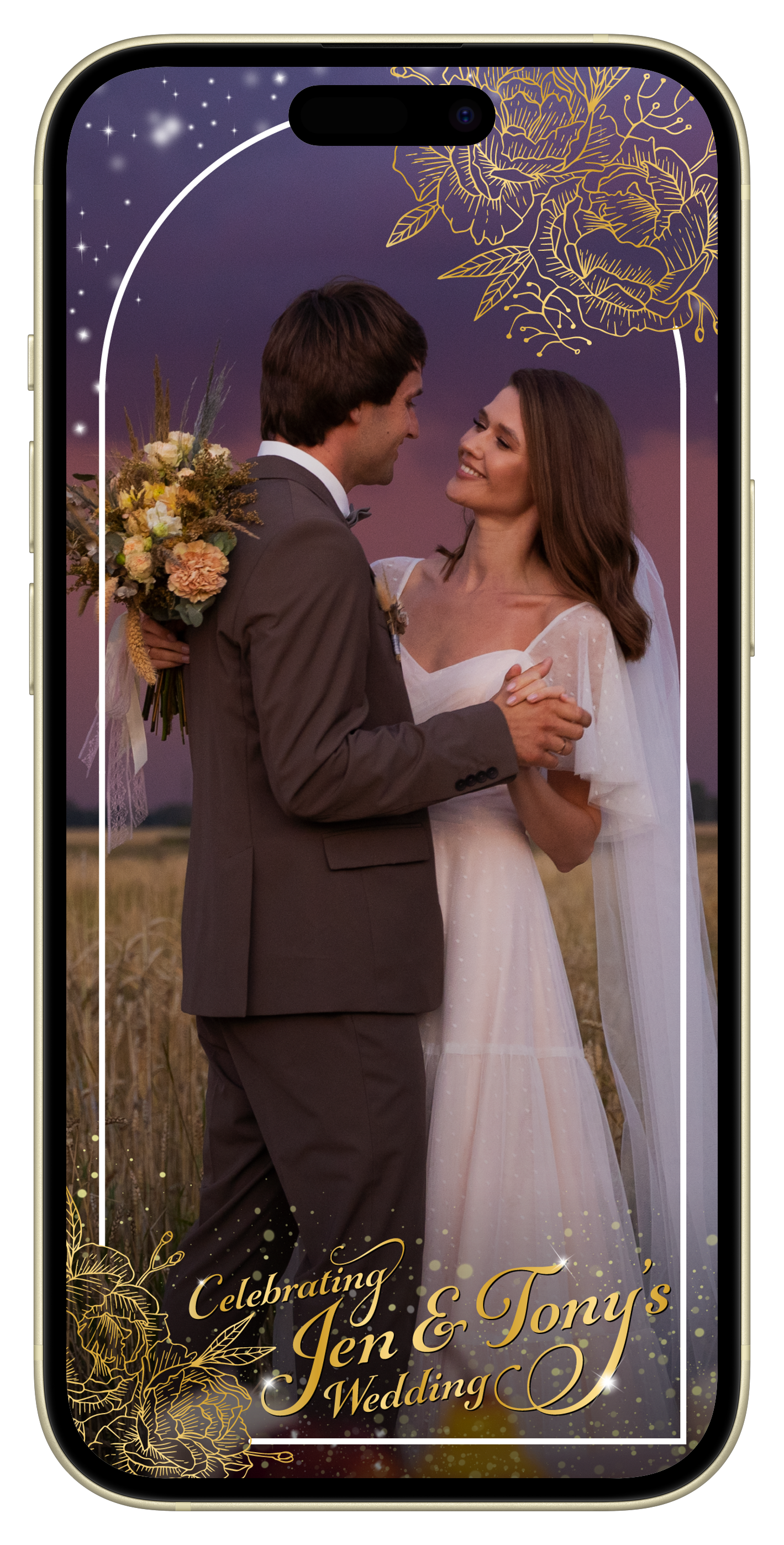 Wedding Gold Flowers